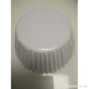 White Foil Metallic Muffin Cupcake Liners Paper case Baking Cups 300 pcs Standard Size - B0731N1S7Q
